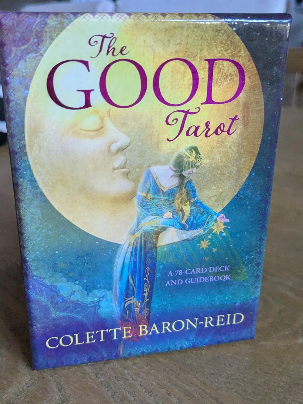 The Good Tarot Deck - Blue Art Box By Collette Baron Reed